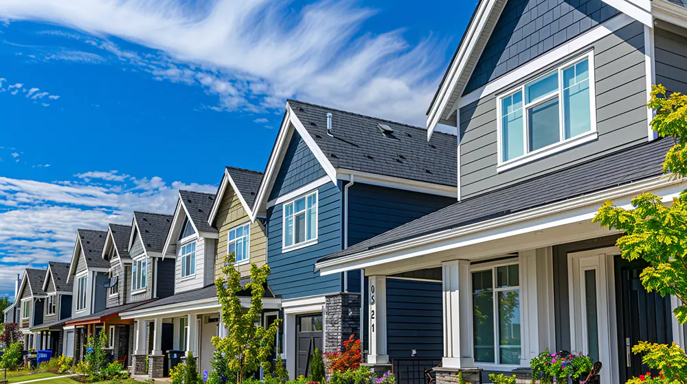 A nice home with siding