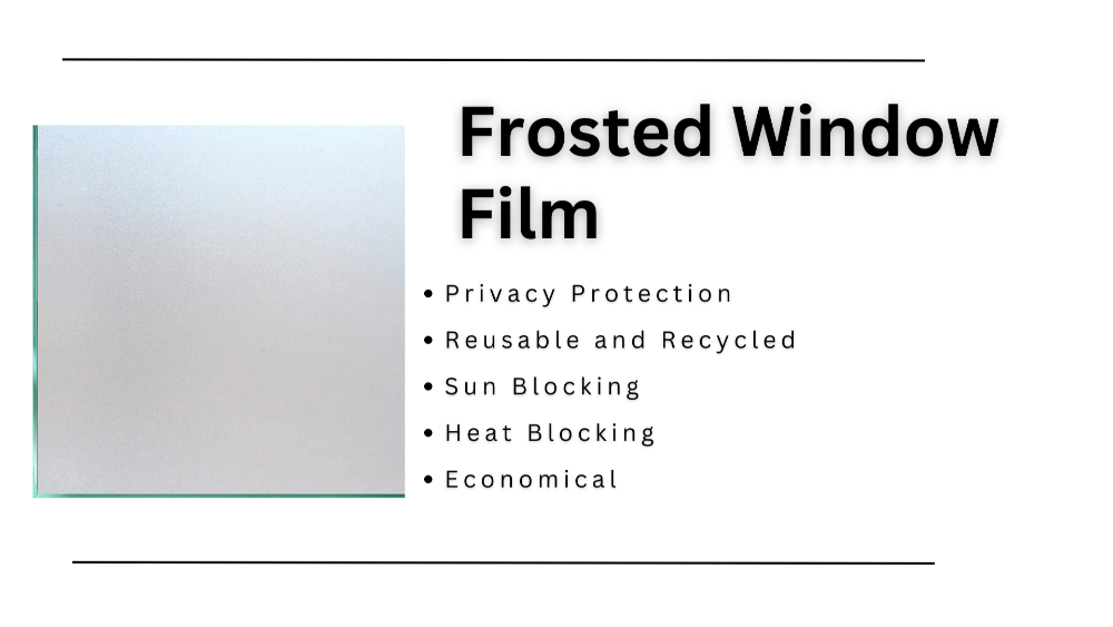 Frosted window film from Amazon