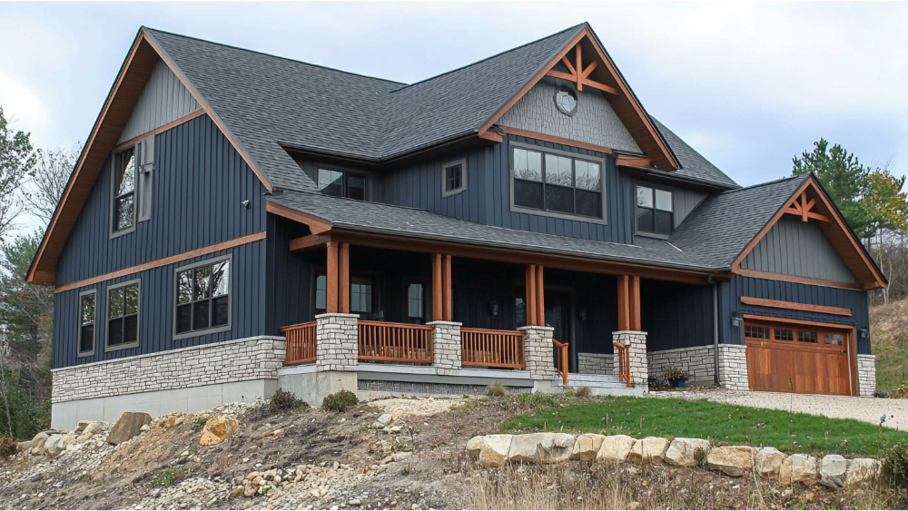 A house with nice siding