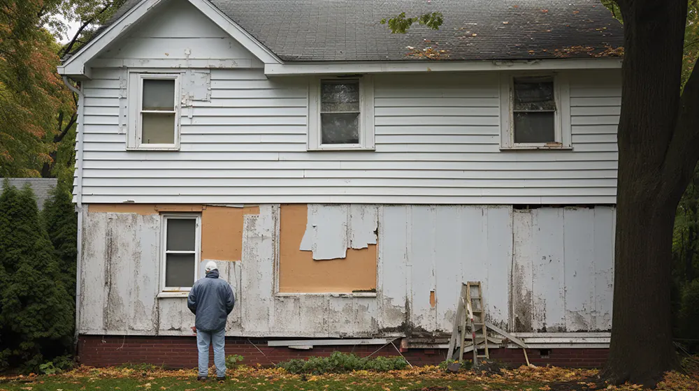 A bad siding contractor