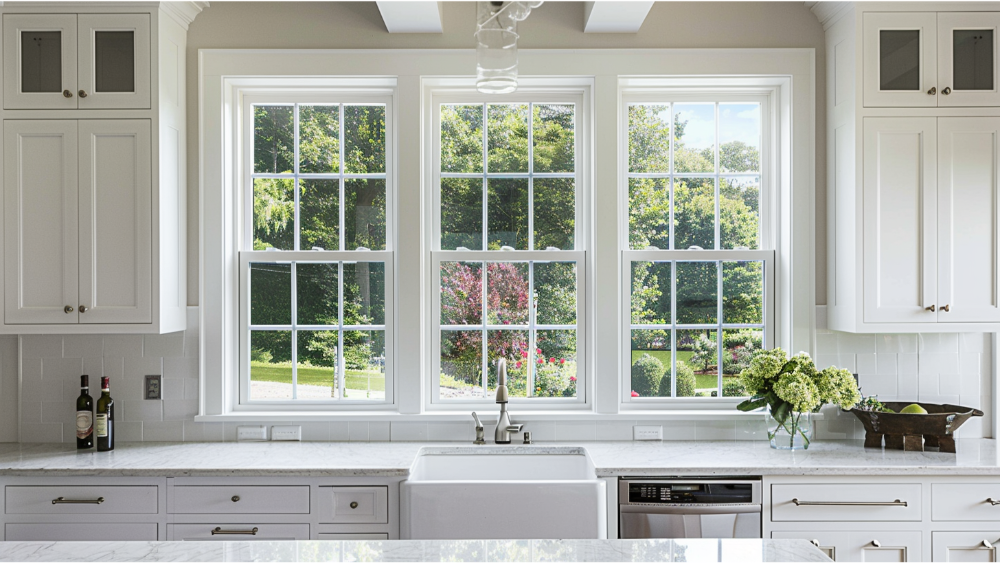 Double hung windows