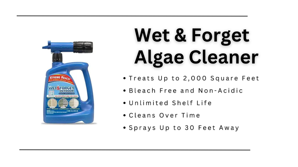 Wet and Forget siding algae cleaner