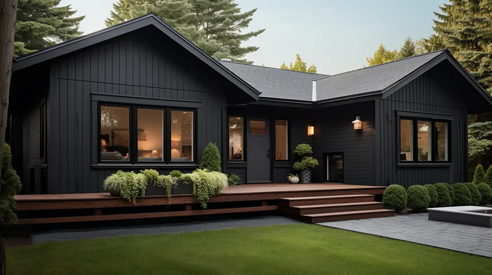 Dark siding colors