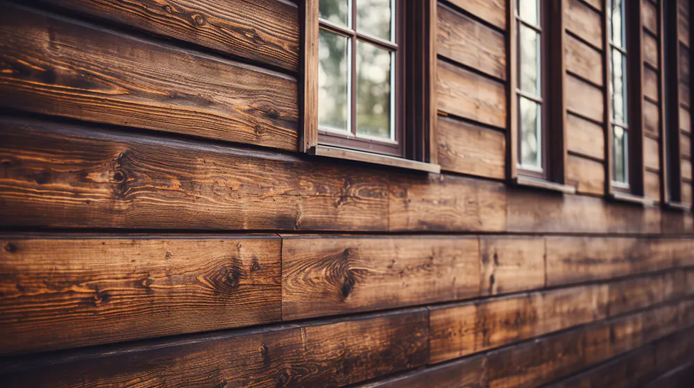 Wood siding