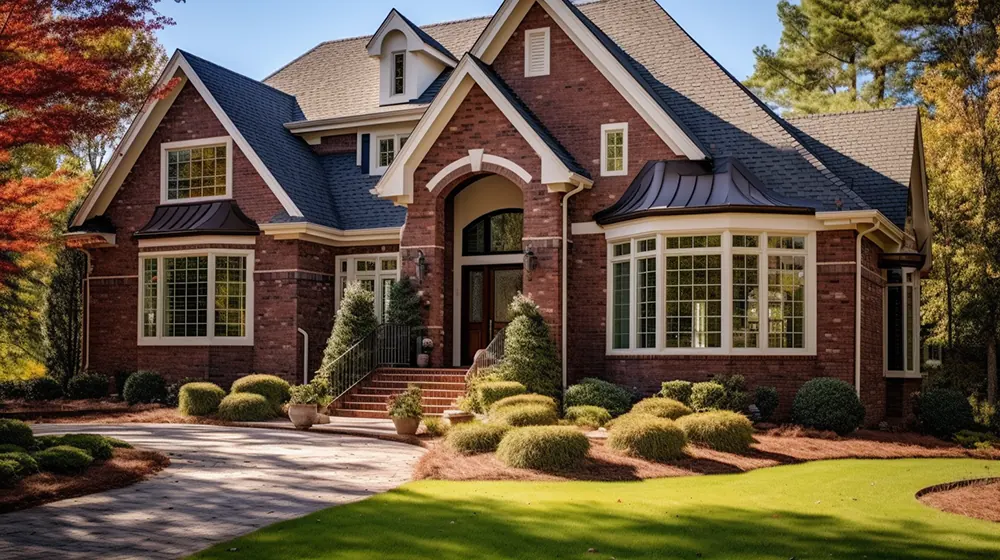 A home with brick siding