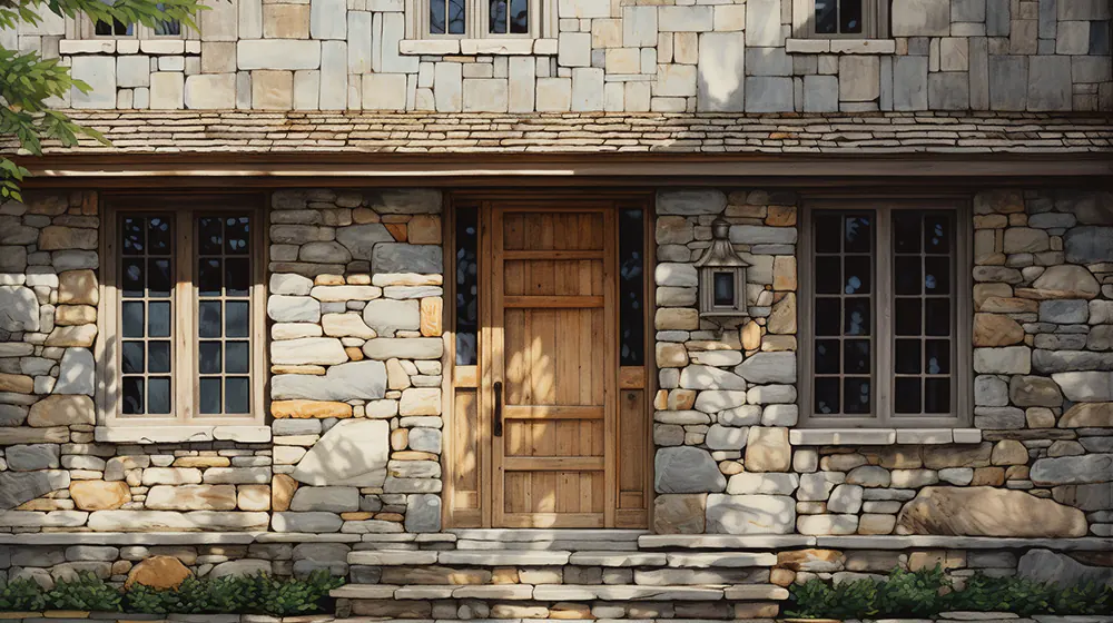 Stone siding