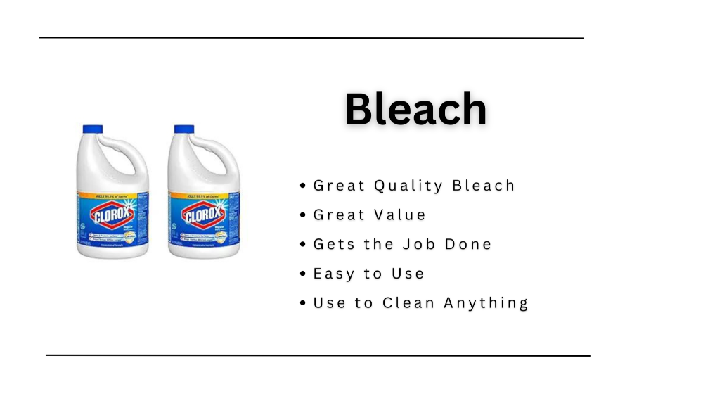 Bleach for getting rid of mold