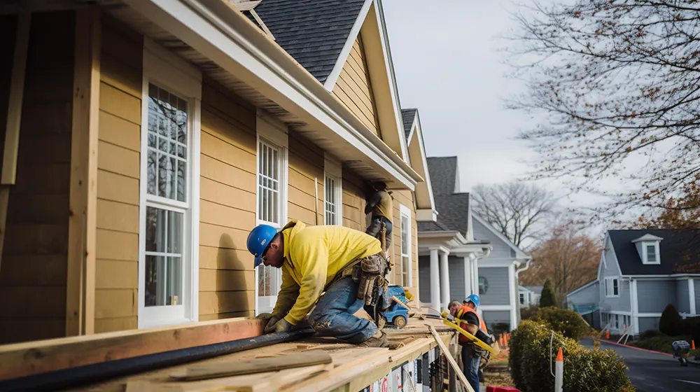 Replacing siding