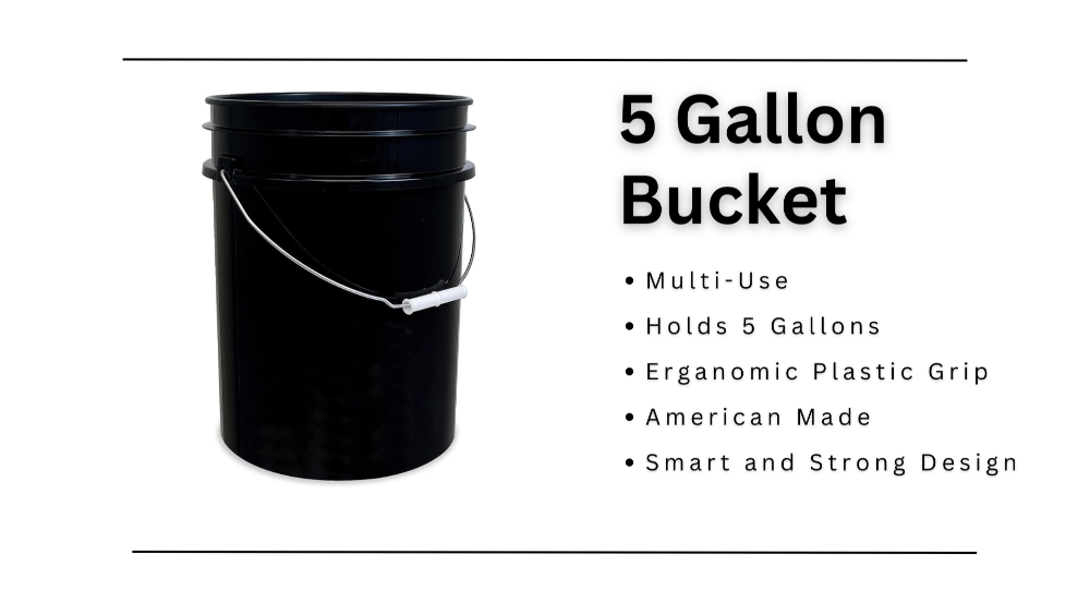 A bucket for window cleaning