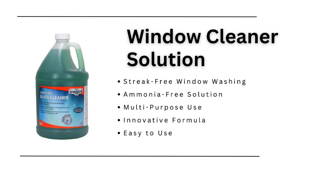 Window cleaning solution