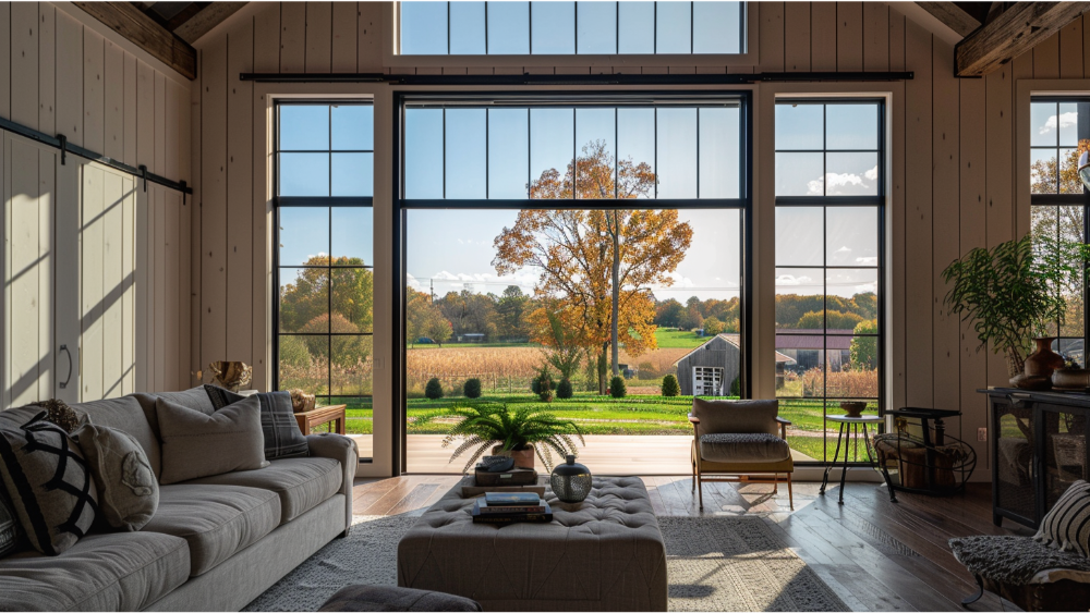 Barn wood window trim