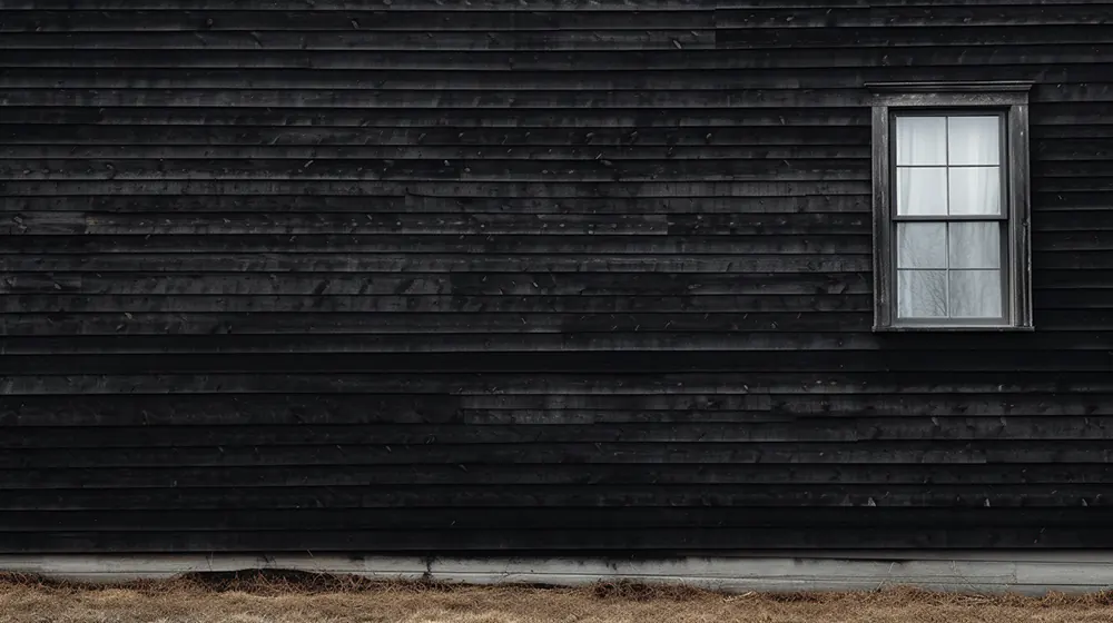 The Appeal Of A Black Siding House 13 Black siding fading