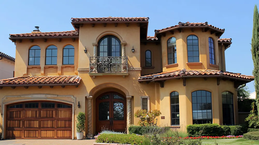 The 9 Different Types Of Siding Popular Today 6 A house with stucco siding